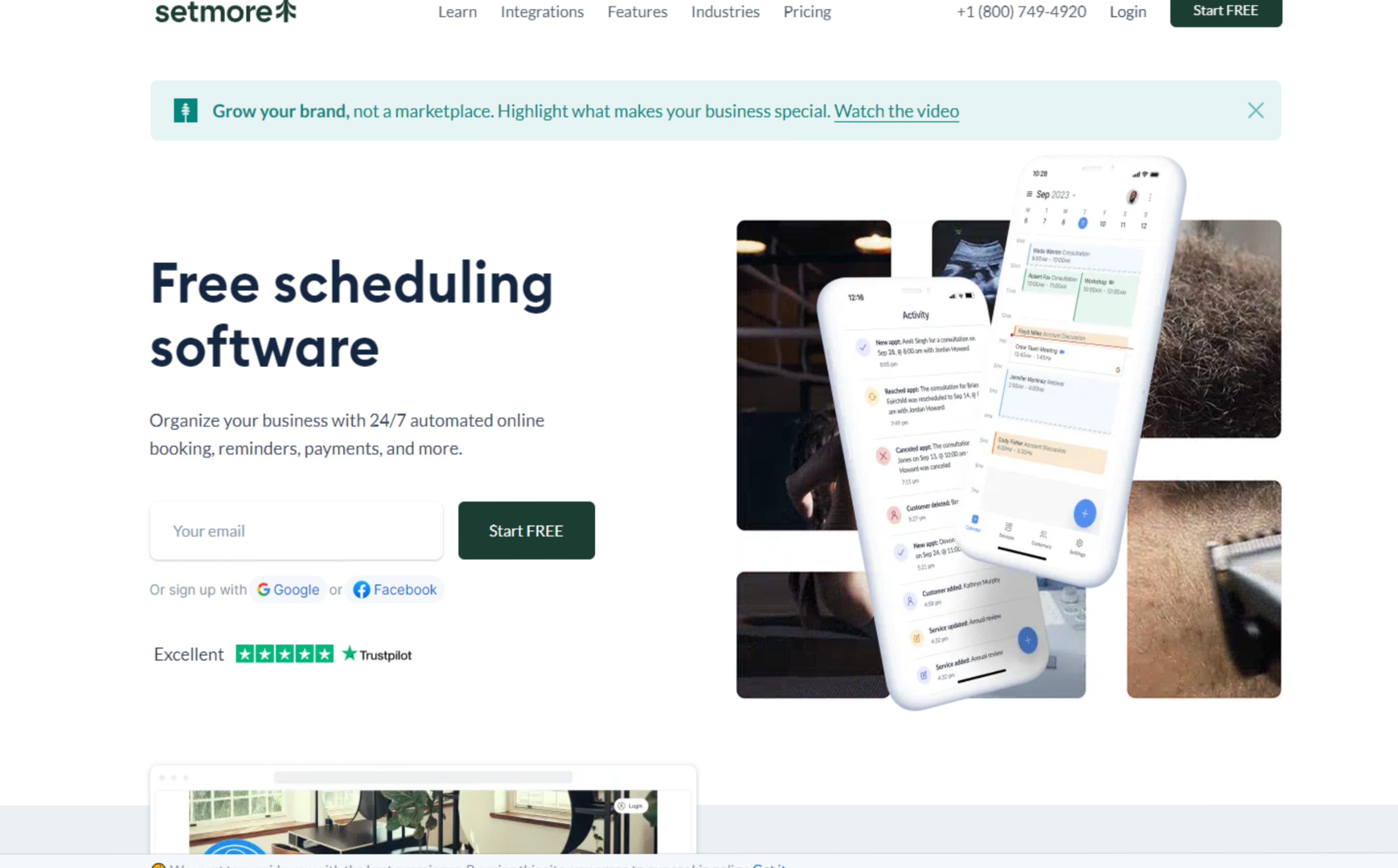 Mobile and Web Application development for SetMore